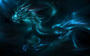 Mystical Sea Dragon Artwork Wallpaper