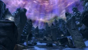 Mystical Sovngarde Skyline Wallpaper