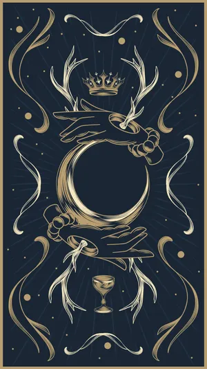 Mystical_ Tarot_ Card_ Aesthetic Wallpaper