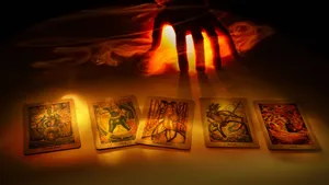Mystical Tarot Card Reading Wallpaper