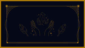 Mystical Tarot Crystalsand Hands Wallpaper