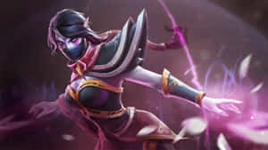 Mystical Templar Assassin In Action Wallpaper