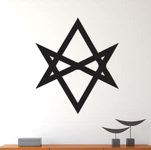 Mystical Thelemic Sigil On Parchment Wallpaper