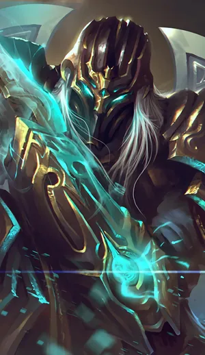 Mystical_ Warrior_ Energy_ Aura Wallpaper