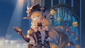 Mystical_ Witch_ Under_ Moonlight Wallpaper