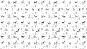 Mystical Wolf Pattern Wallpaper Wallpaper