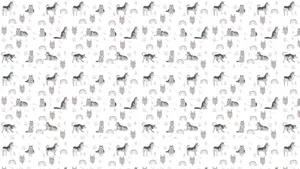 Mystical Wolf Pattern Wallpaper Wallpaper
