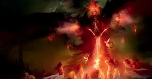Mystical Women With A Demon Wallpaper