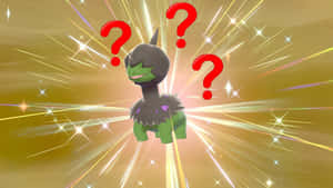 Mystifying Deino Pokemon In A Battle Stance Wallpaper