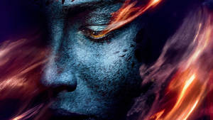 Mystique Blazing Face Wallpaper