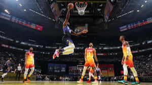 N B A All Star Game Dunk Moment Wallpaper