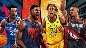 N B A All Star Players Illustration Wallpaper