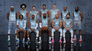 N B A All Star Team Portrait2023 Wallpaper