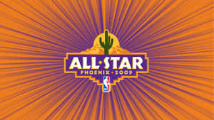 N B A All Star2009 Phoenix Logo Wallpaper