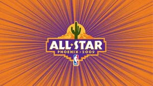 N B A All Star2009 Phoenix Logo Wallpaper