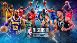 N B A All Star2019 Charlotte Highlights Wallpaper