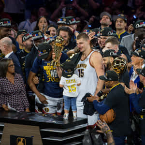 N B A Championship Celebration Wallpaper