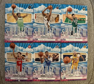 N B A Hoops Skyview Cards Collection Wallpaper