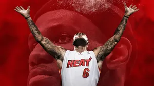 N B A_ Player_ Tattoos_ Heat_ Number_6 Wallpaper