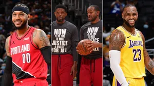 N B A Players Collage Wallpaper