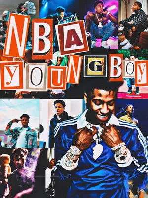 N B A Young Boy Collage Aesthetic Wallpaper