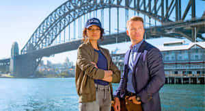 N C I S Agents Before Sydney Harbour Bridge Wallpaper