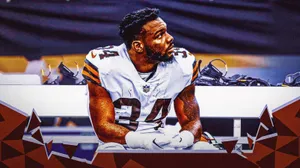 N F L Player Jerome Ford Bench Moment Wallpaper