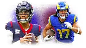 N F L Quarterbackand Wide Receiver Digital Artwork Wallpaper