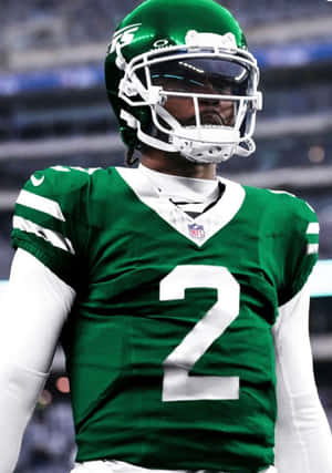 N F L Quarterbackin Green Jersey Number2 Wallpaper