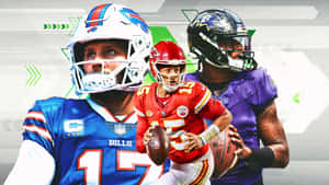 N F L Quarterbacks Collage Wallpaper