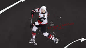 N H L Player Oliver Ekman Larsson Action Shot Wallpaper