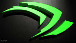 N V I D I A Logo Green Illumination Wallpaper