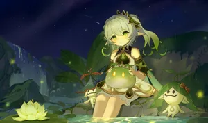 Nahida Nature's Whisper Wallpaper