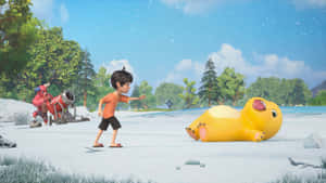 Nailoong Adventure Scene Wallpaper