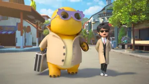 Nailoong And Friend Stylish Stroll Wallpaper