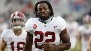 Najee Harris Alabama Football Player Wallpaper