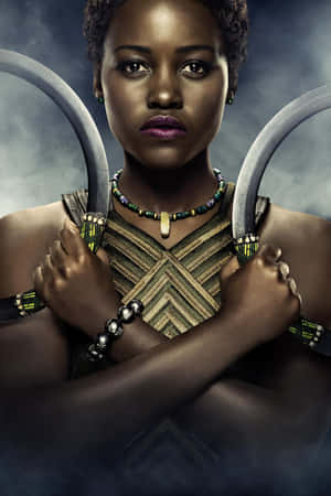 Nakia, The Warrior Of Wakanda Wallpaper