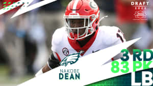 Nakobe Dean2022 N F L Draft Pick Wallpaper