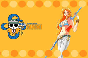 Nami One Piece Fanart Jolly Roger Wallpaper