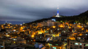 Namsan Seoul Tower Night View Wallpaper