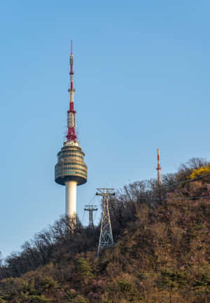 Namsan Seoul Tower Sunset Wallpaper