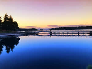 Nanaimo Sunset Reflections Wallpaper