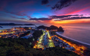 Nanfangao Lookout In Taiwan Wallpaper