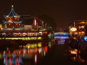 Nanjing Fuzimiao Temple Wallpaper