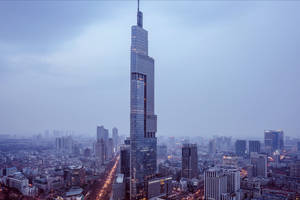 Nanjing Zifeng Tower Wallpaper