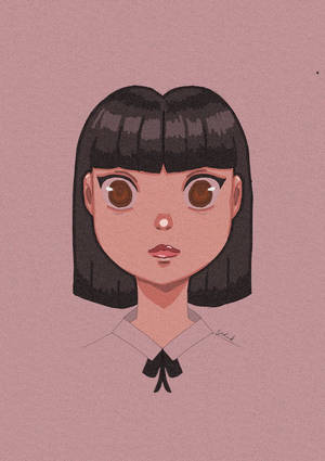 Nanno Cute Colored Drawing Wallpaper