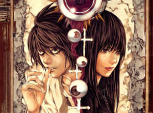 Naomi Misora Of Death Note Standing Confidently Wallpaper