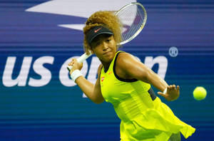 Naomi Osaka In Us Open Wallpaper