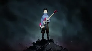 Naota Nandaba In Flcl Anime Series Wallpaper
