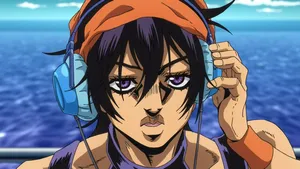 Narancia Ghirga - Dynamic Anime Character Action Pose Wallpaper